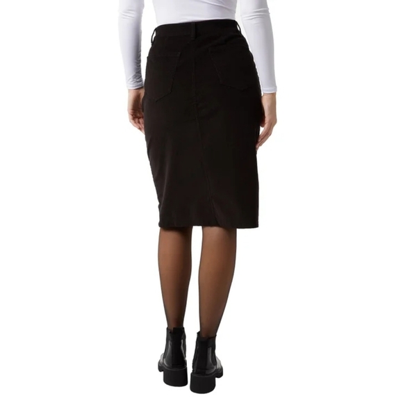 32 Degrees Women's Corduroy Midi Skirt - Picture 3 of 5